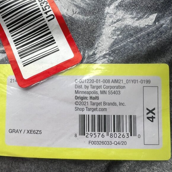 All In Motion Women's Plus Size Simplicity Mid-Rise 7/8 Leggings 27" 4X - Picture 6 of 6